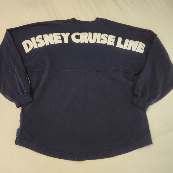Disney Cruise Line DCL Spirit Jersey Navy Blue White Shirt Top Sz M - Picture 3 of 10